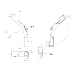 Фиксатор поворота угла Profcool Tar 45° для труб d20 мм пластиковый (20042200) - фото 2