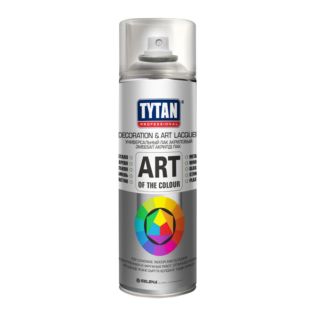 Изображение товара Краска аэрозольная Tytan Professional Art Of The Colour бесцветная матовая 400 мл