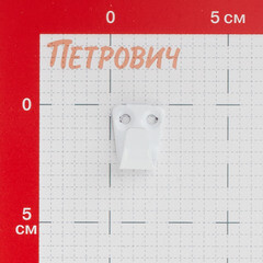 Крючок-вешалка №1 белый - фото 2