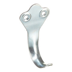 Крючок-вешалка №2 цинк - фото 1