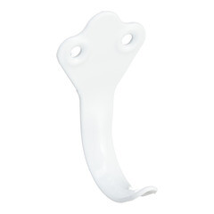 Крючок-вешалка №2 белый - фото 1