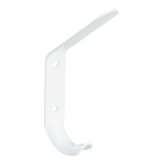 Крючок-вешалка №4 белый - фото 1