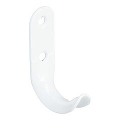 Крючок-вешалка №7 белый - фото 1