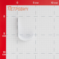 Крючок-вешалка №7 белый - фото 2