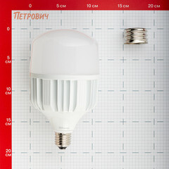 Лампа светодиодная Feron Е27/Е40 6400К 60 Вт 5700 Лм 220 В цилиндр T120 матовая - фото 2