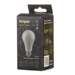 Лампа умная Navigator светодиодная диммируемая Е27 10 Вт RGB 2700-6500 К IP20 груша - фото 4