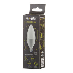 Лампа умная Navigator светодиодная диммируемая Е14 7 Вт RGB 2700-6500 К IP20 свеча - фото 3