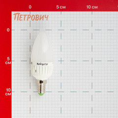 Лампа светодиодная Navigator E14 4000К 7 Вт 220-240 В свеча диммируемая - фото 2