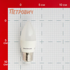 Лампа светодиодная Онлайт E27 2700К 6 Вт 450 Лм 220-240 В свеча матовая - фото 2