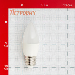 Лампа светодиодная Онлайт E27 4000К 6 Вт 470 Лм 220-240 В свеча матовая - фото 2
