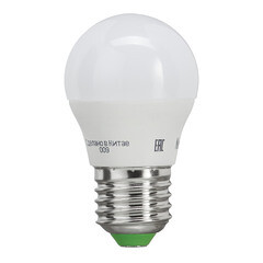 Лампа светодиодная Navigator E27 4000К 7 Вт 570 Лм 220-240 В шар матовая диммируемая - фото 1