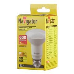 Лампа светодиодная Navigator E27 2700К 8 Вт 600 Лм 176-264 В рефлектор матовая - фото 3