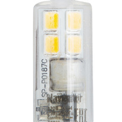 Лампа светодиодная Navigator G4 2,5 Вт 3000К теплый свет 220 В капсула - фото 5