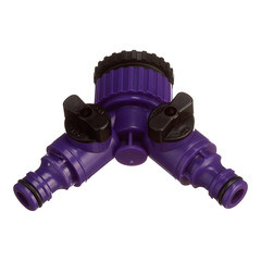 Распределитель 3/4-1 для поливочного шланга MasterProf два выхода (ДС.070882) - фото 4