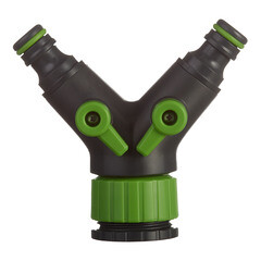 Разветвитель 3/4-1 для шланга Amigo пластиковый (79002) - фото 5