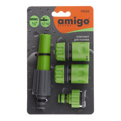 Пистолет для полива Amigo с коннекторами 2 режима (79250) - фото 5