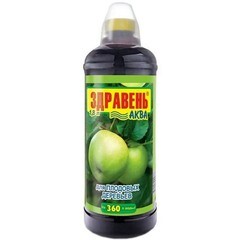 Изображение товара Удобрение органо-минеральное жидкое для плодовых деревьев Здравень Аква Ваше хозяйство 1,8 л