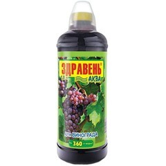 Изображение товара Удобрение органо-минеральное жидкое для винограда Здравень Аква Ваше хозяйство 1,8 л