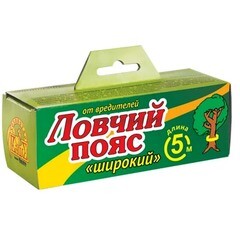 Изображение товара Средство для защиты садовых деревьев от вредителей Ваше хозяйство Ловчий пояс широкий 130 мм 5 м