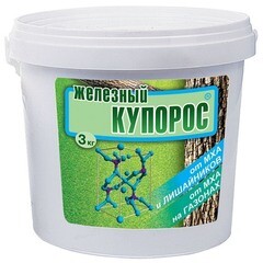 Изображение товара Средство для защиты растений от сорняков Ваше хозяйство Железный купорос 3 кг