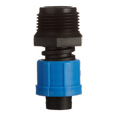 Коннектор 3/4 для капельной трубки 16 мм Профитт пластиковый (1681490) - фото 3