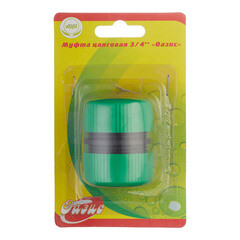 Муфта 3/4 для шланга Оазис пластиковая (011827) - фото 2