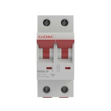 Автоматический выключатель модульный DKC Yon Max MD63N 2P 50А тип C 6 кА 400 В (MD63N-2PC50)