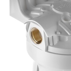 Корпус фильтра Гейзер для холодной воды пластик 10SL 1/2 ВР(г) х 1/2 ВР(г) белый - фото 8