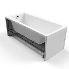 Ванна акриловая Cersanit Lorena 160х70 см без ножек (WP-LORENA*160-W/63322) - фото 3