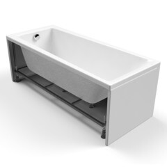 Ванна акриловая Cersanit Lorena 170х70 см без ножек (WP-LORENA*170-W/63323) - фото 6