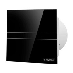 Изображение товара Вентилятор осевой Maunfeld MFE10TGB с обратным клапаном 150х150 мм d100 мм черный