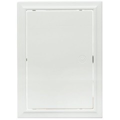 Изображение товара Люк ревизионный Эвент ЛПЗ пластиковый 300х400 мм врезной с замком