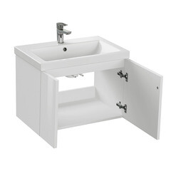 Тумба под раковину Cersanit Colour 60 см подвесная белая (SP-SZ-COL-CM/COL/60) - фото 4