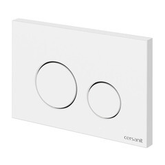 Клавиша смыва для инсталляций Cersanit Twins белая (63526) - фото 3