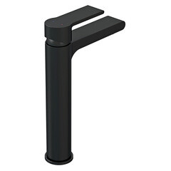 Смеситель для раковины высокий Cersanit Brasko Black однорычажный черный (63111) - фото 9