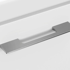 Тумба под раковину Cersanit Lara 60 см подвесная белая (64133) - фото 5