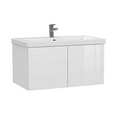 Тумба под раковину Cersanit Colour 80 см подвесная белая (SP-SZ-COL-CM/COL/80) - фото 1