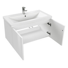 Тумба под раковину Cersanit Colour 80 см подвесная белая (SP-SZ-COL-CM/COL/80) - фото 7