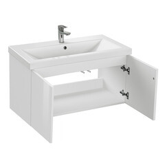 Тумба под раковину Cersanit Colour 80 см подвесная белая (SP-SZ-COL-CM/COL/80) - фото 4