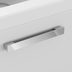 Тумба под раковину Cersanit Melar 60 см подвесная белая (64128) - фото 8