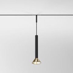 Светодиодный трековый светильник магнитный Elektrostandard Mini Magnetic 3000К 3 Вт 1 кв.м черный/латунь (a065651) - фото 7