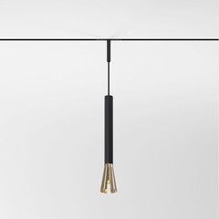 Светодиодный трековый светильник магнитный Elektrostandard Mini Magnetic 3000К 3 Вт 1 кв.м черный/латунь (a065652) - фото 7