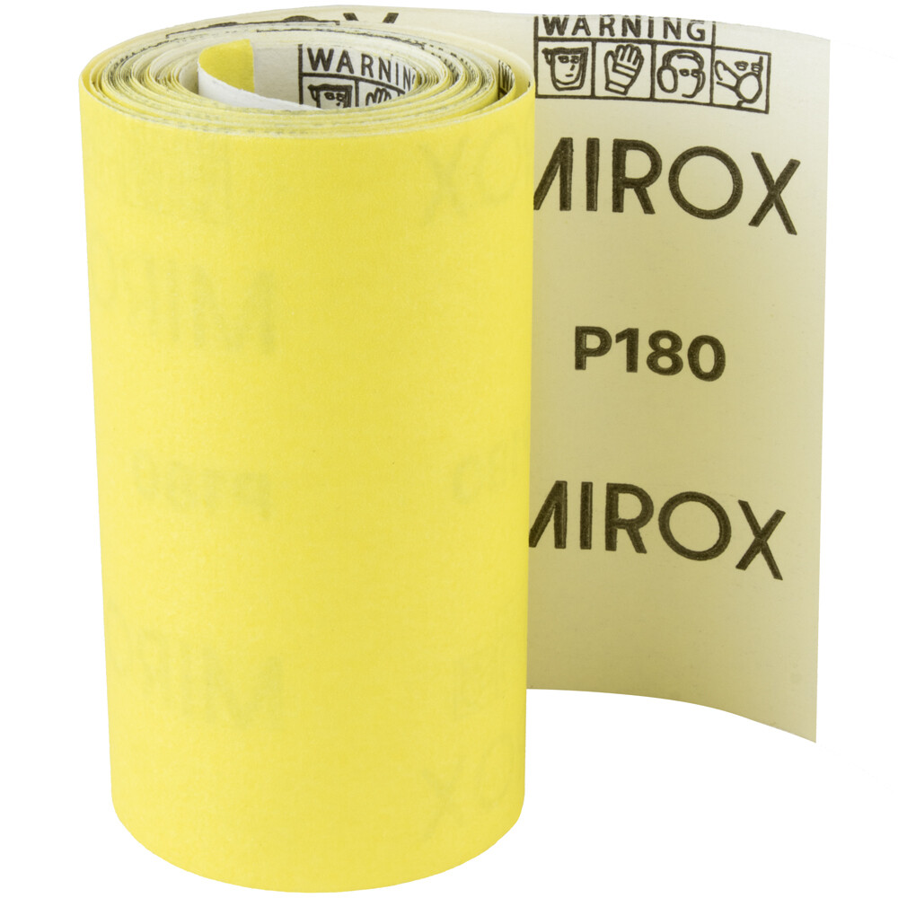 Изображение товара Наждачная бумага Mirox SE 115 мм 5 м P180 для шлифовки и матирования поверхностей