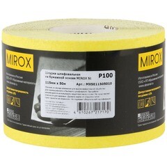Наждачная бумага Mirox SE 115 мм 50 м Р100 - фото 5
