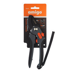 Секатор плоскостной Amigo с двухкомпонентными рукоятками (76417) - фото 3
