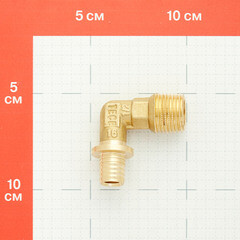 Угол Tece 16 мм х 1/2 НР(ш) латунь (767516) - фото 2