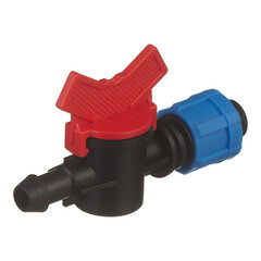 Кран стартовый 5/16 для капельной трубки 8 мм Профитт с уплотнителем (1681445) - фото 1