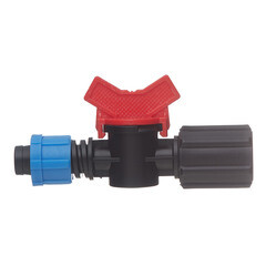 Кран запорный 1/2 для капельной трубки 16 мм Профитт (9271725) - фото 4