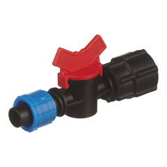 Кран запорный 3/4 для капельной трубки 16 мм Профитт (9270858) - фото 5