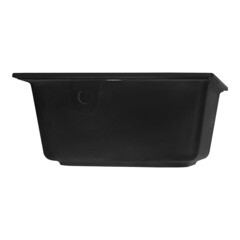 Мойка для кухни Ulgran Practik 43х49х20 см врезная искусственный камень черный оникс - фото 5